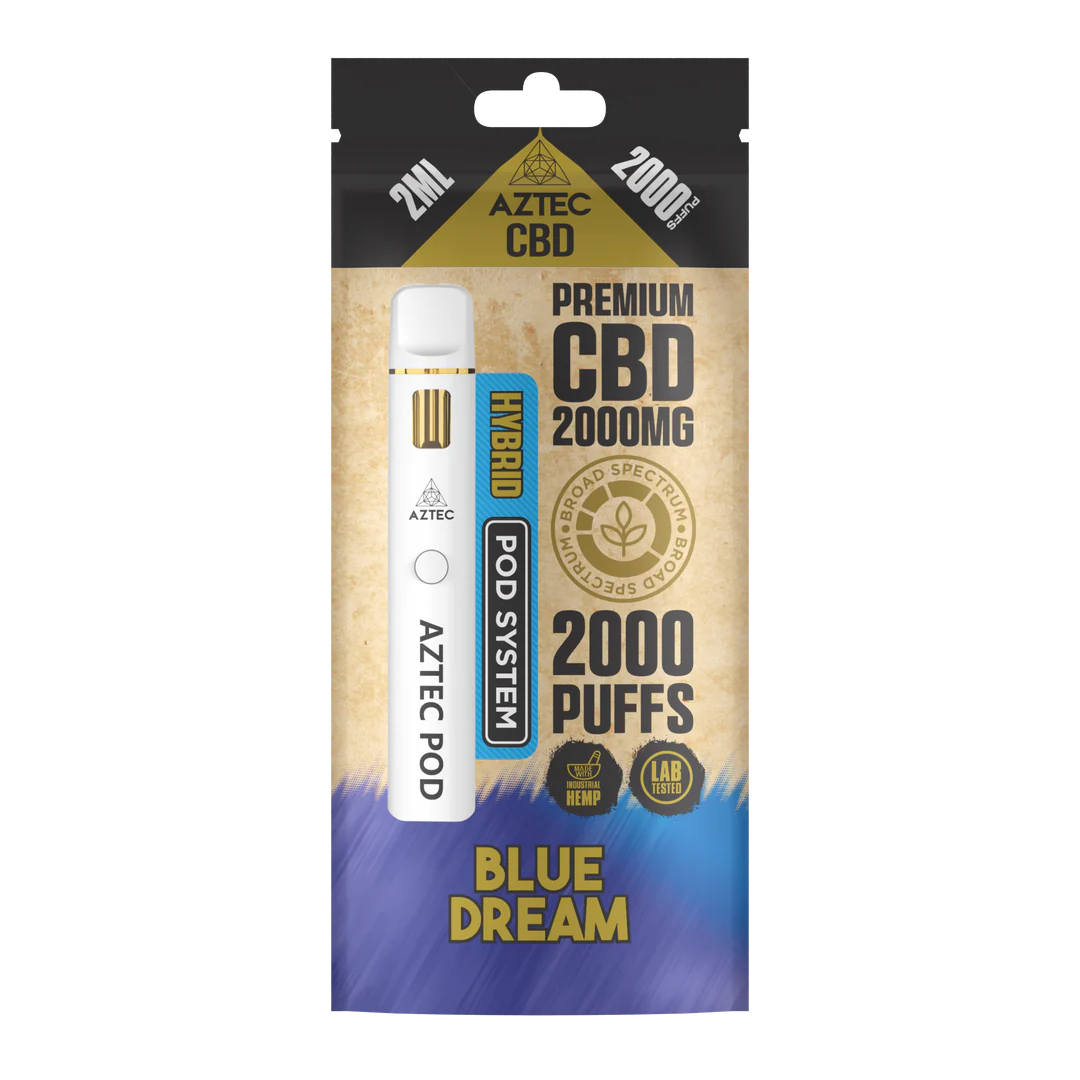 Aztec CBD Premium CBD Pod System 2000mg 2ml