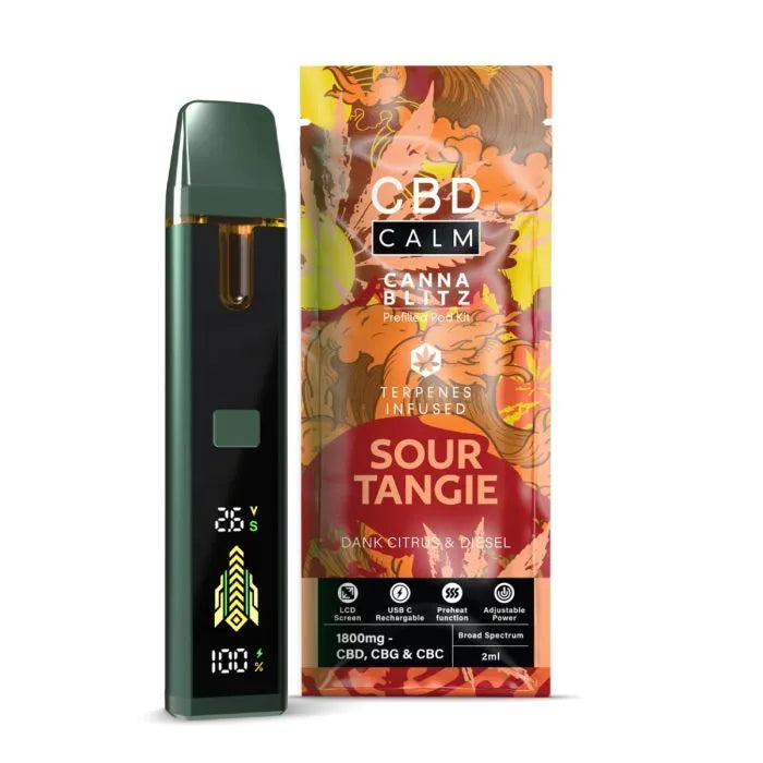 CBD Calm CANNABLITZ 1800mg Prefilled Vape Kit