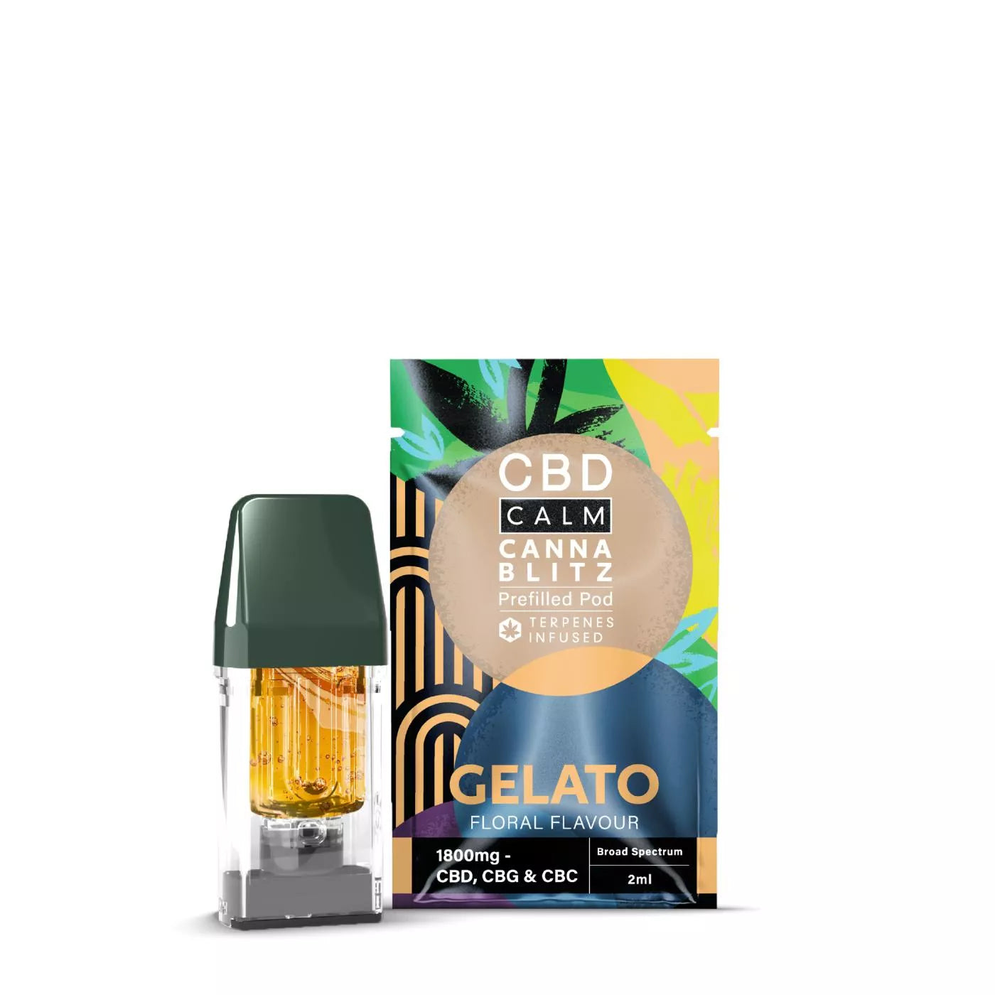 CBD Calm CANNABLITZ 1800mg Prefilled Pod Cartridge