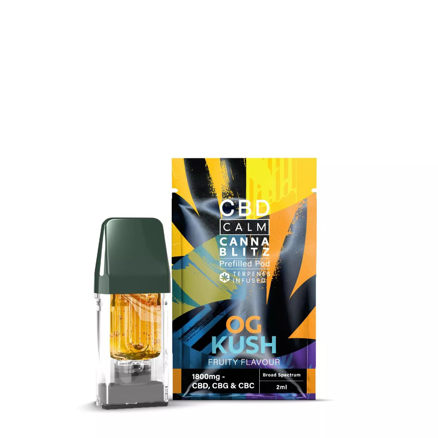 CBD Calm CANNABLITZ 1800mg Prefilled Pod Cartridge