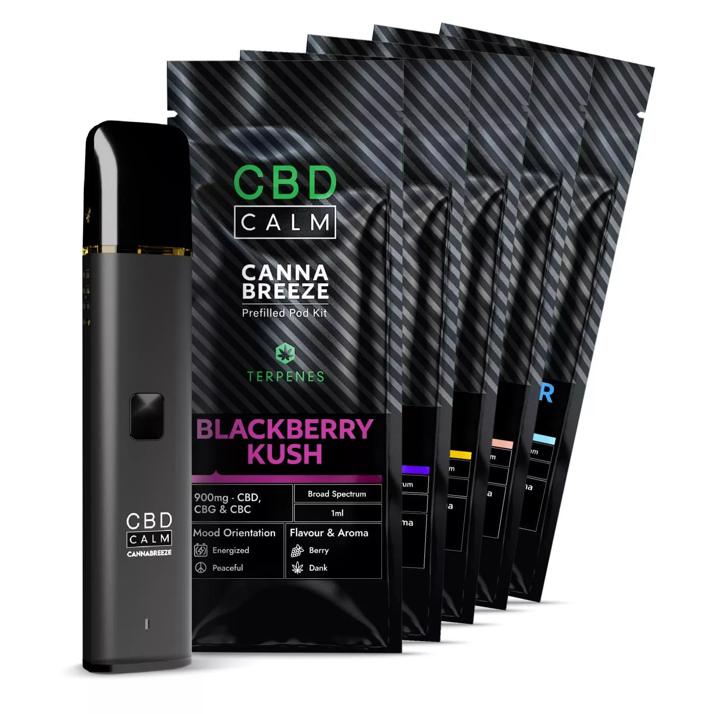 CBD Calm Cannabreeze 900mg Prefilled Vape Kit