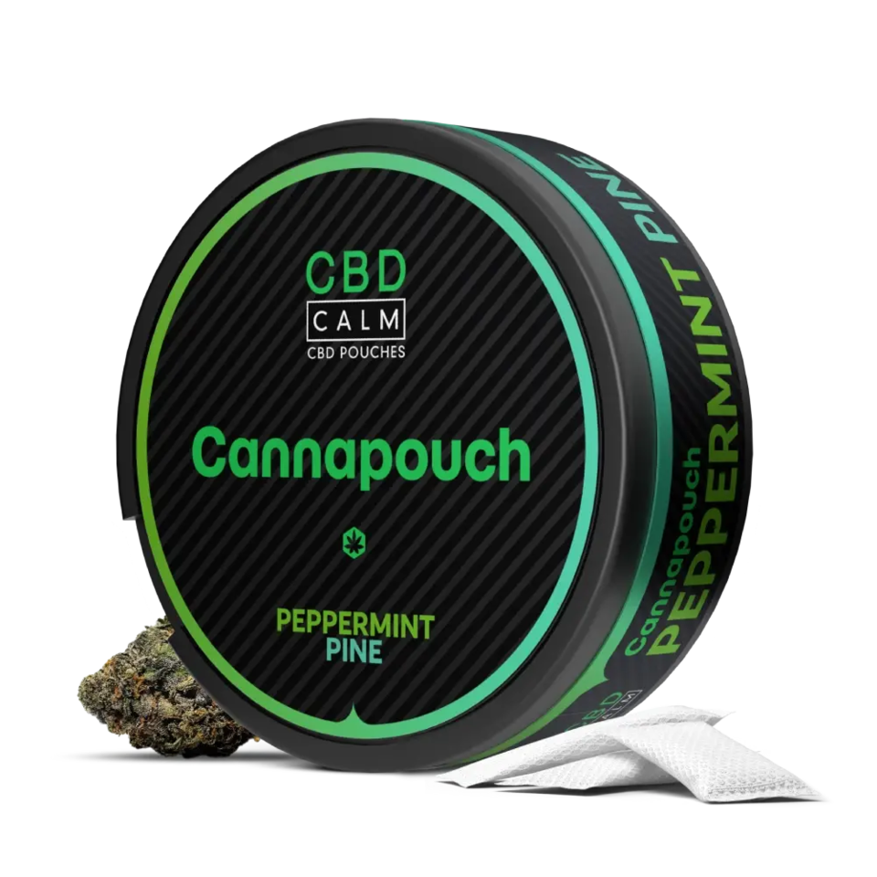 Cannapouch 50mg Peppermint Pine CBD Pouches CBD Calm