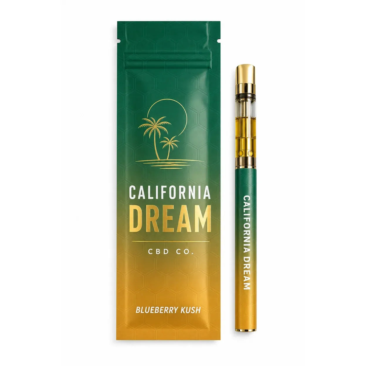 California Dream 4 Blend Infused Vape Battery & Cartridge 510 1ml UK Compliant