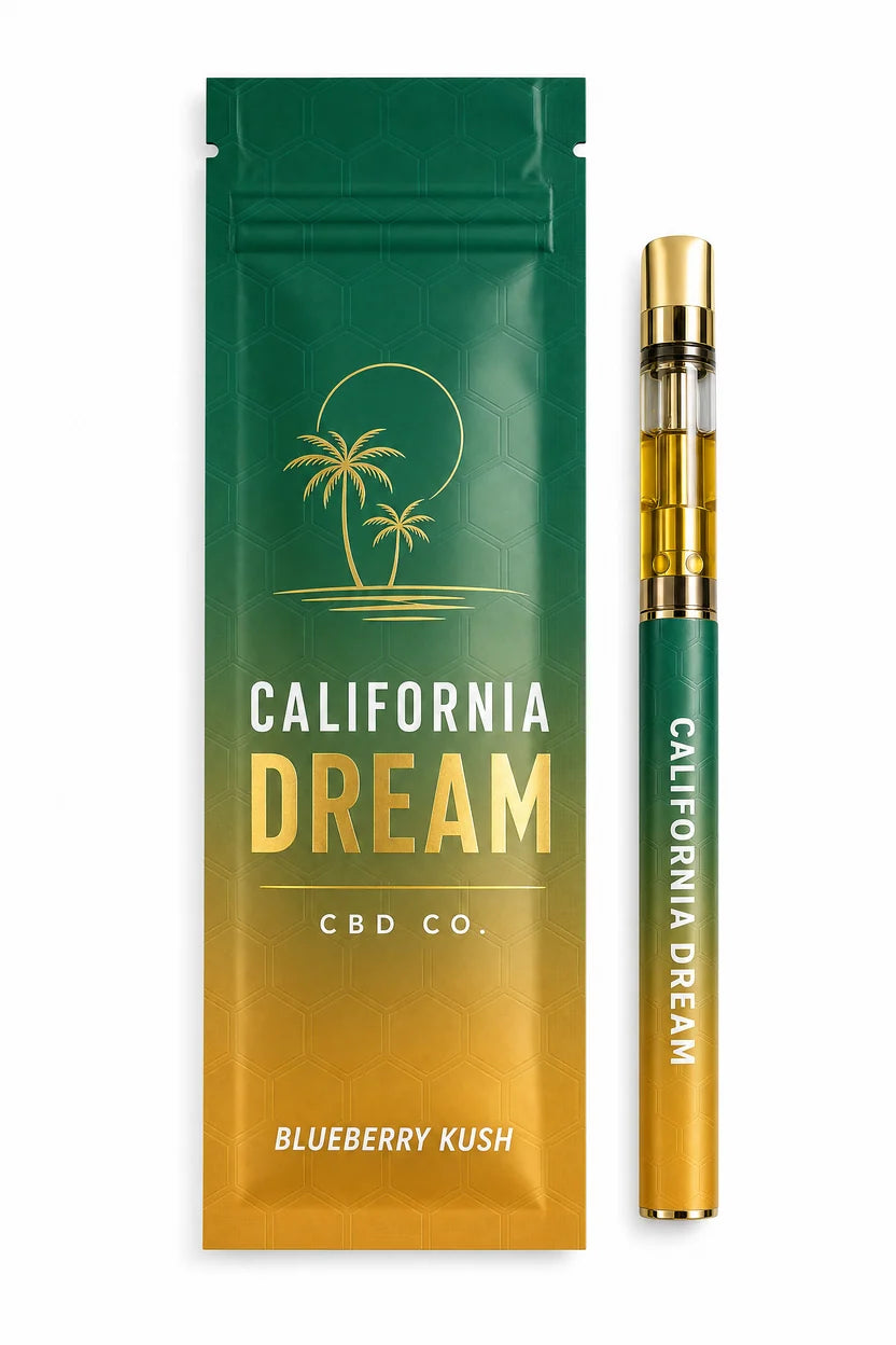 California Dream 4 Blend Infused Vape Battery & Cartridge 510 1ml UK Compliant