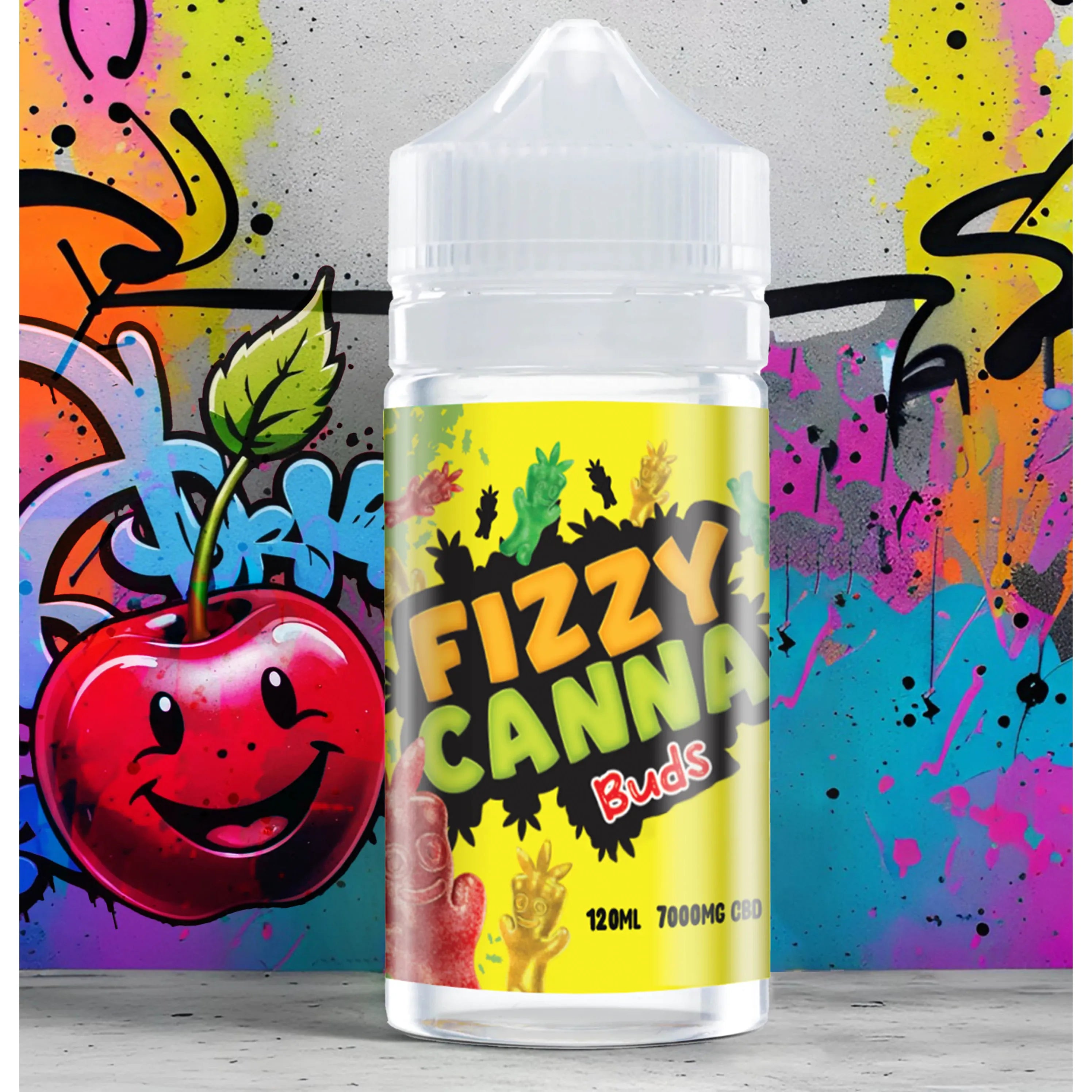 CBD E-Liquid 120ml 7000mg Fizzy Canna Buds