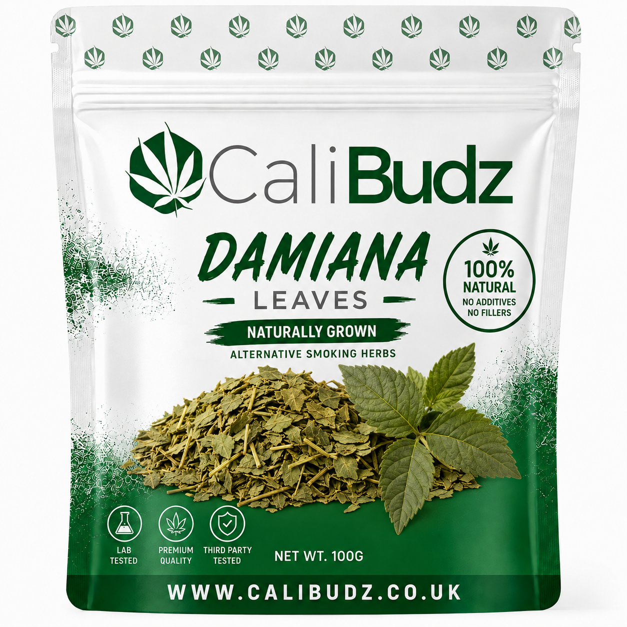 CaliBudz Damiana Leaves Alternative Smoking Herbs 100g