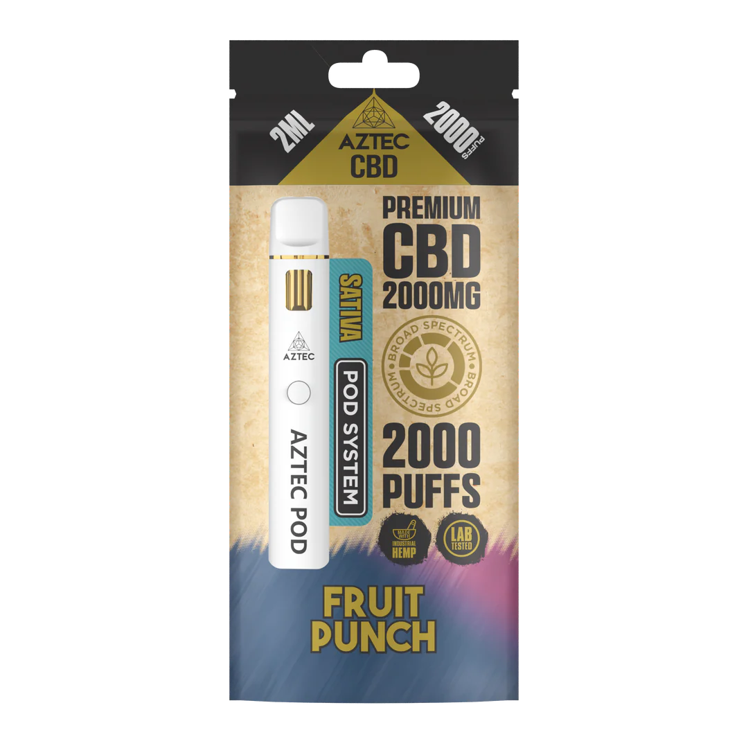 Aztec CBD Premium CBD Pod System 2000mg 2ml