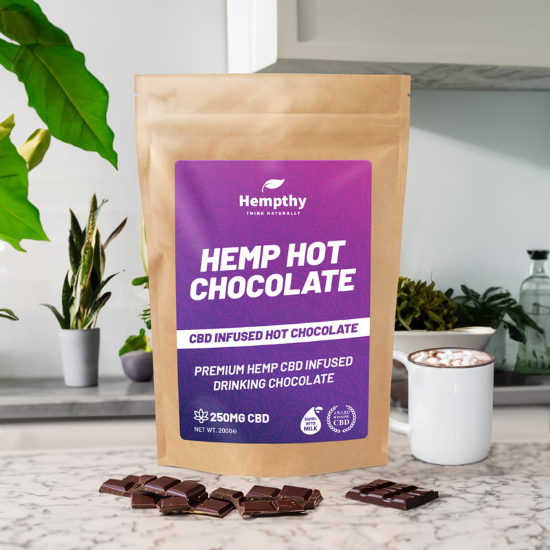 CBD Hot Chocolate Powder Hempthy