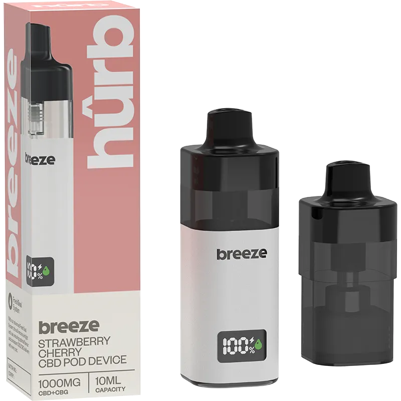 Hurb Breeze CBD Pod Device 1000MG 10ML
