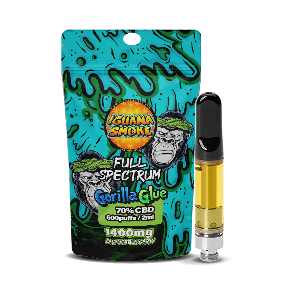 Iguana Smoke 510 CBD Vape Cartridges 2ml 1400mg