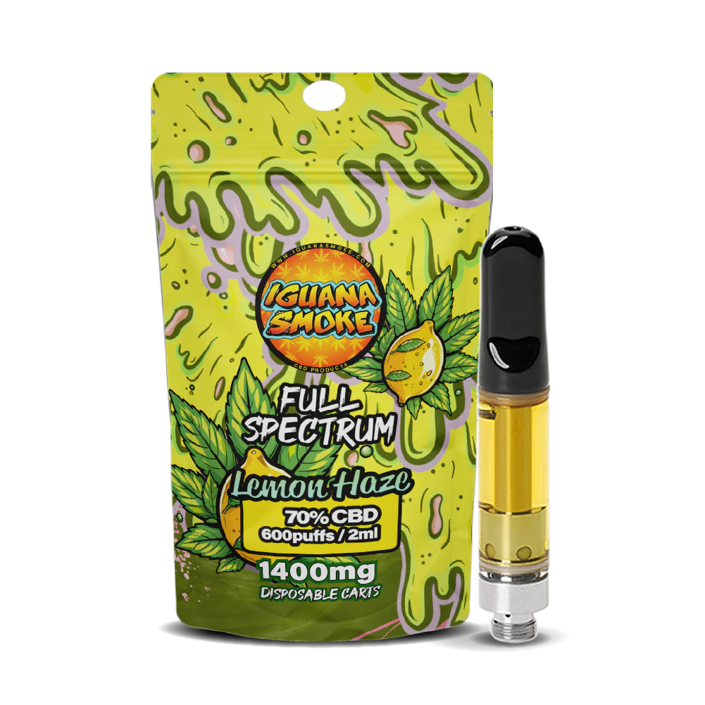 Iguana Smoke CBD Vape Cartridges 2ml 1400mg