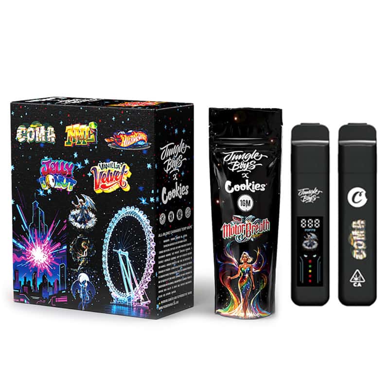 X1 Jungle Boys X Cookies Vape With Smart LCD Display HHCP Filled