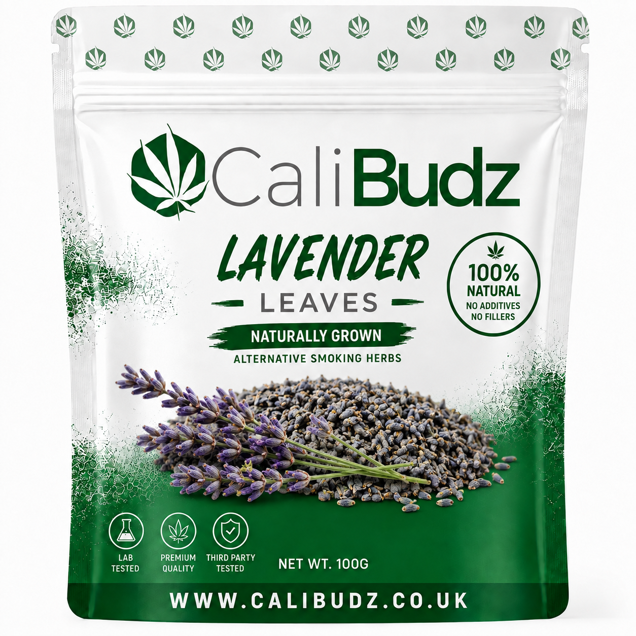 CaliBudz Lavender Leaves Alternative Smoking Herbs 100g