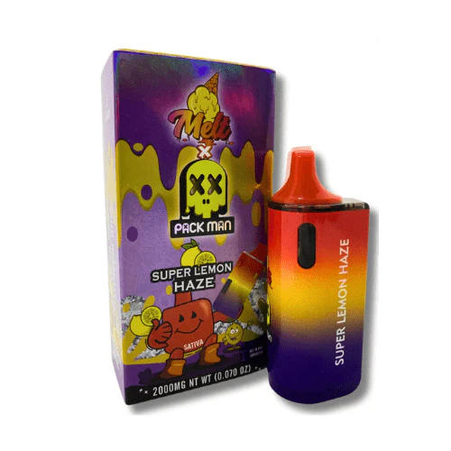 X1 Pack Man X Melt Digital LCD THCP Filled Vape 1.0ml (UK COMPLIANT)