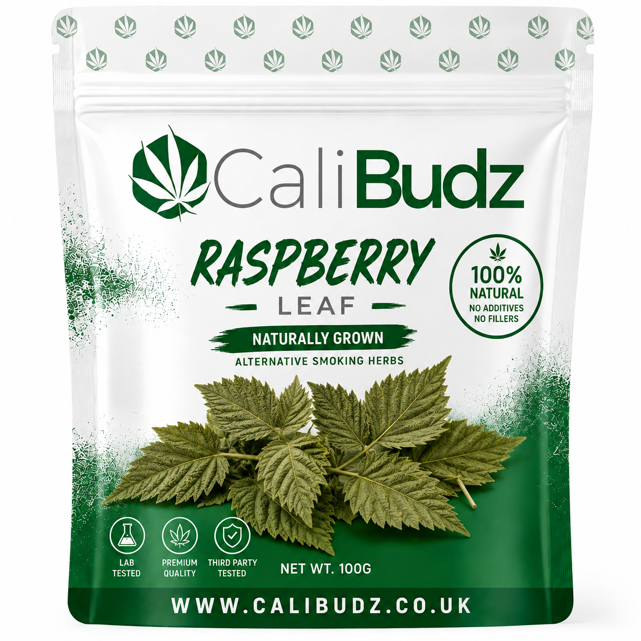 CaliBudz Raspberry Leaves Alternative Smoking Herbs 100g