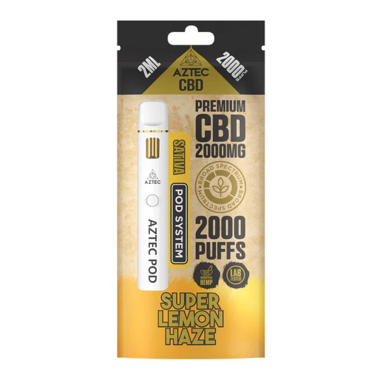 Aztec CBD Premium CBD Pod System 2000mg 2ml