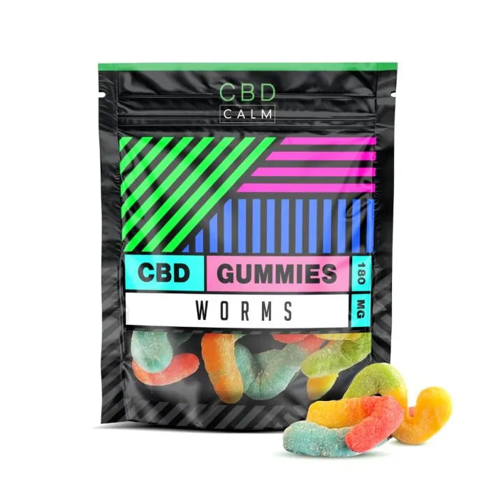 CBD Calm 180mg Worms Gummies Grab Bag